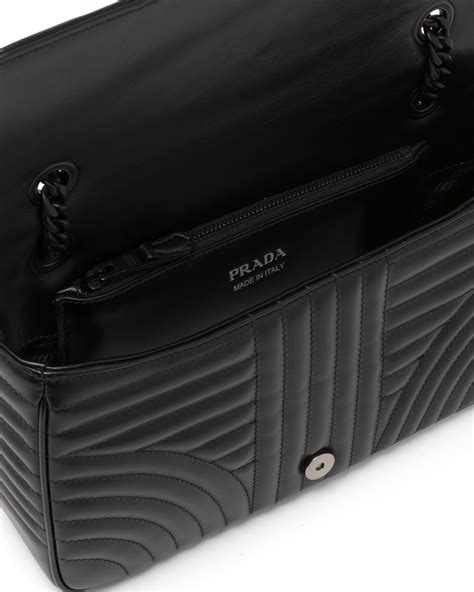 prada diagramme shoulder bag review|Prada vela nylon shoulder bag.